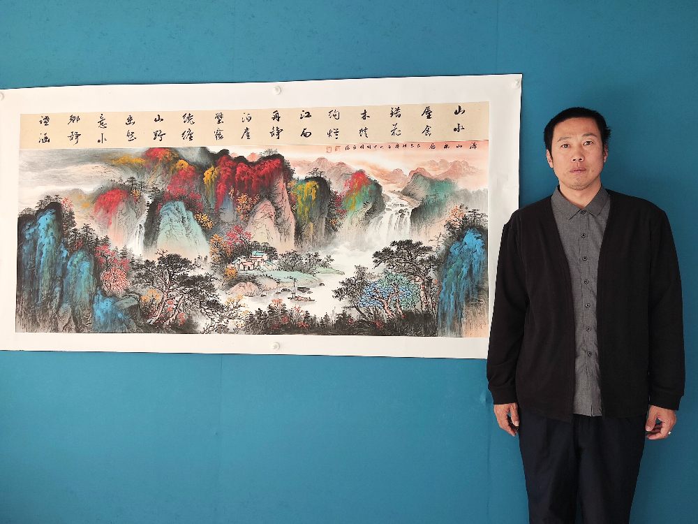 瀑山幽居